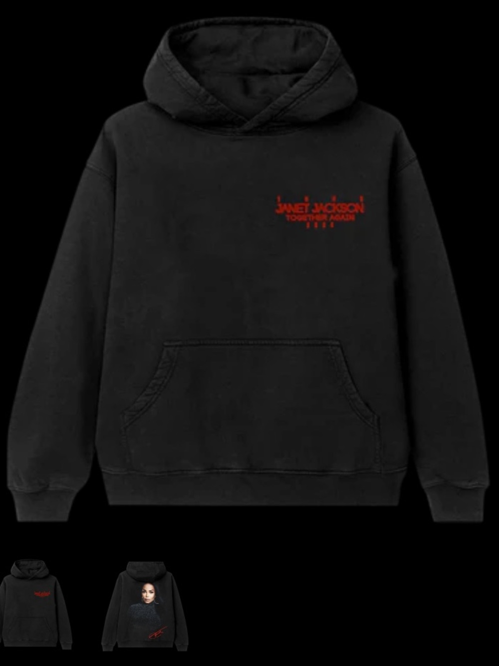 Janet Jackson Photo Hoodie XXL